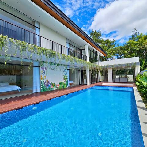 Heated Pool Family 5BR View BBQ Lembang T Garden