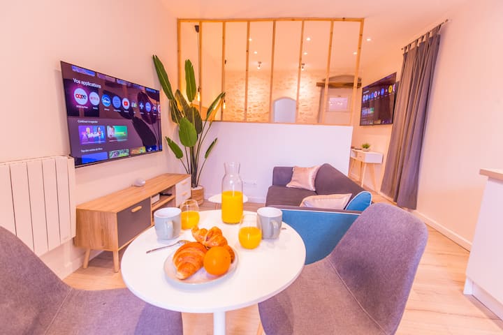 Cœur De Nîmes Avec Cour, Clim Wifi Netflix Disney+ - Nîmes