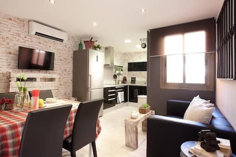 Airbnb con mejor rendimiento: Puerta Barcelona, metro, parking & private terrace en L'hospitalet De Llobregat