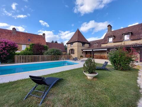 Villa Dalbavie, piscine chauffée, à 10min Sarlat
