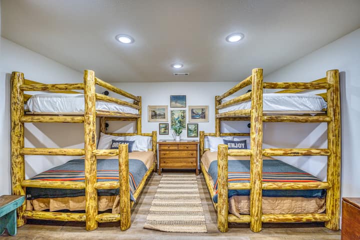 Spavaća soba za goste 5 u prizemlju, soba s krevetima na kat 