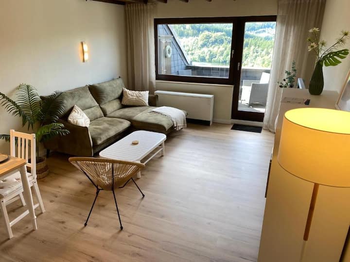 Seeblick Am Hillebachsee | Balkon & Parkplatz - Winterberg
