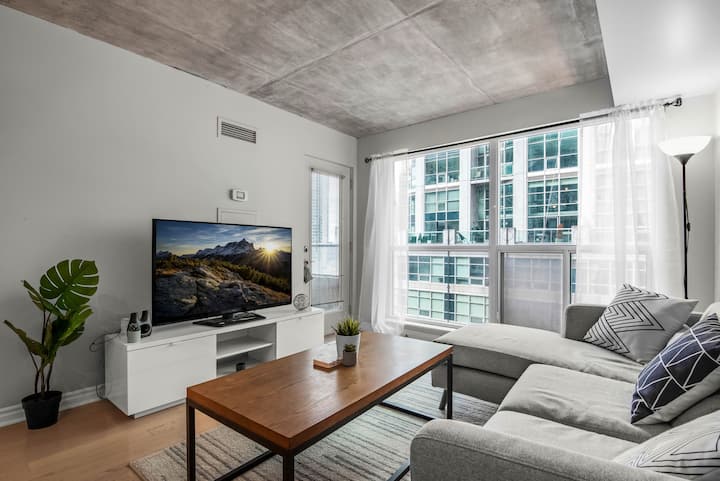 1br Condo + Free Parking + Cn Tower, Rogers Centre - 多倫多
