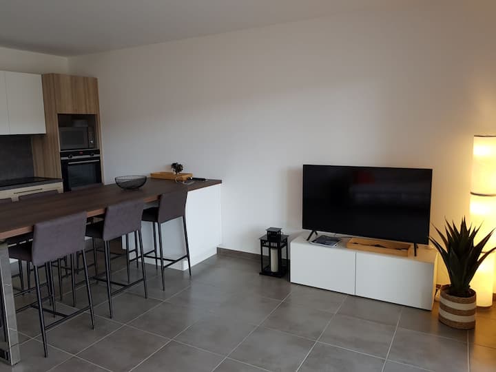 Appartement T3 Climatisé à 2 Pas De La Plage - Ajaccio