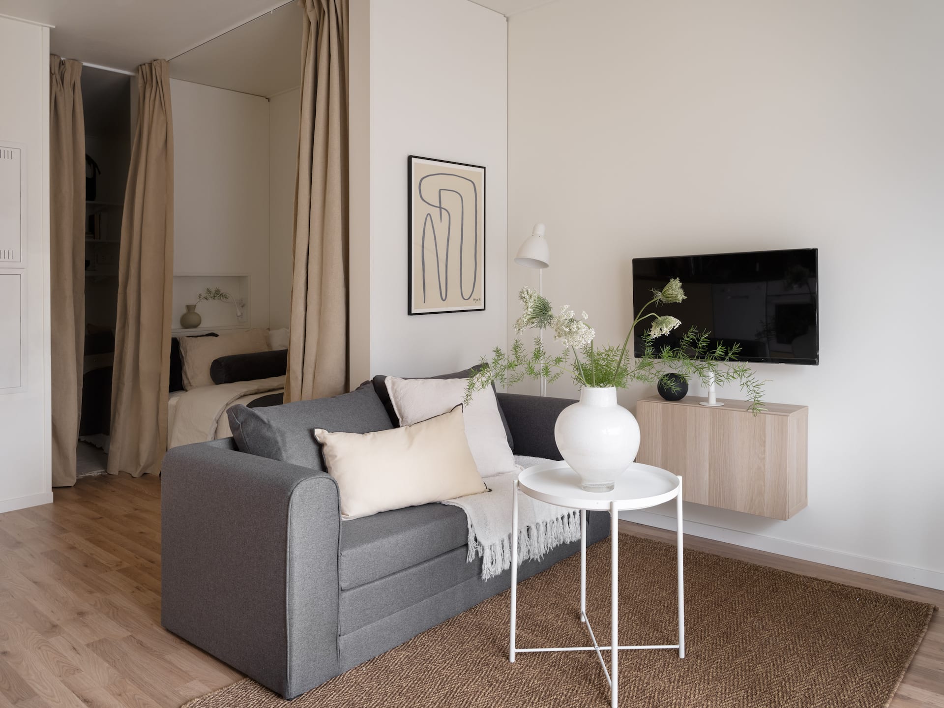 Duo Studio with 2 single beds