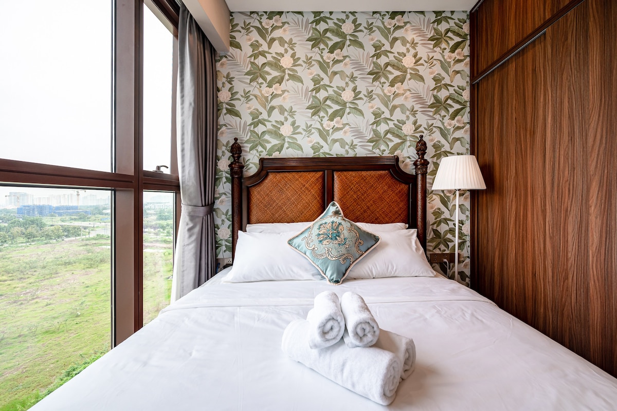 高档床上用品和柔软的枕头为您提供真正舒适的睡眠体验。