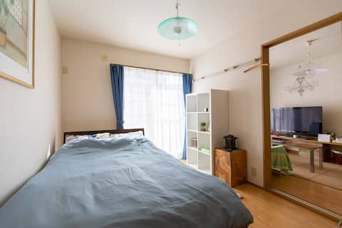 (Gunma Maebashi) Bus stop in front, apartment parking | MYOUGI