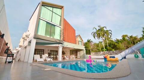 P18 Private Pool villa Center Pattaya 7Bedrooms