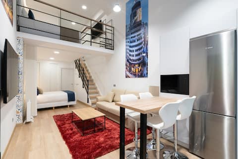Anuncio de Airbnb popular: Urban Loft near Atocha en Arganzuela