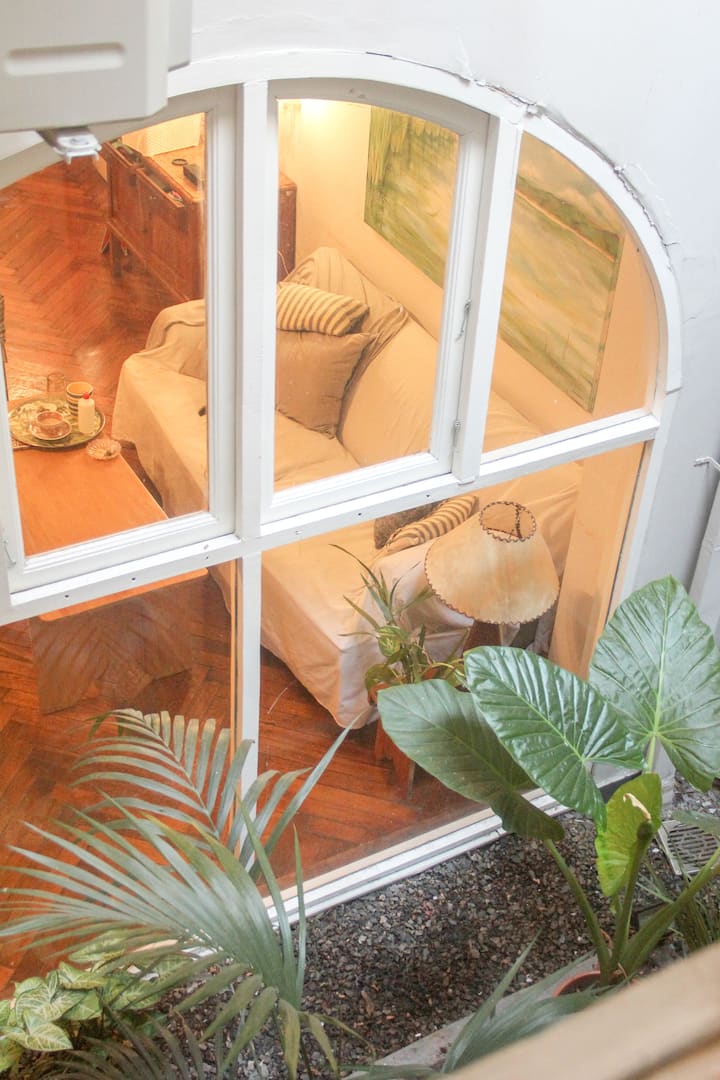 Apartamento em Recoleta com jardim