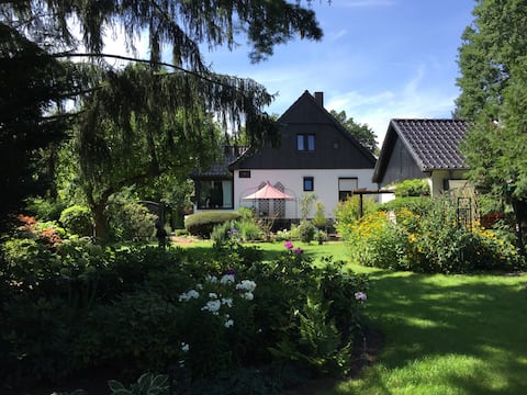 Detached house with garden