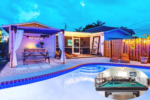 Dania Beach House with Heated Pool