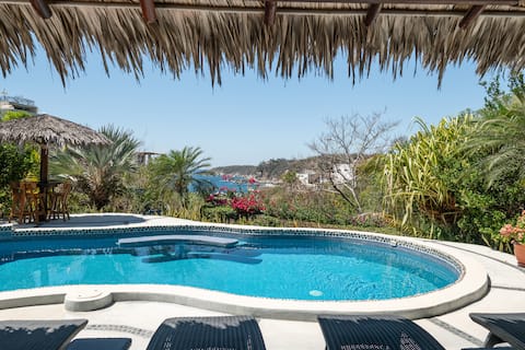 Beautiful spacious ocean view villa with pool