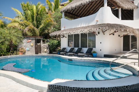 Beautiful spacious ocean view villa with pool