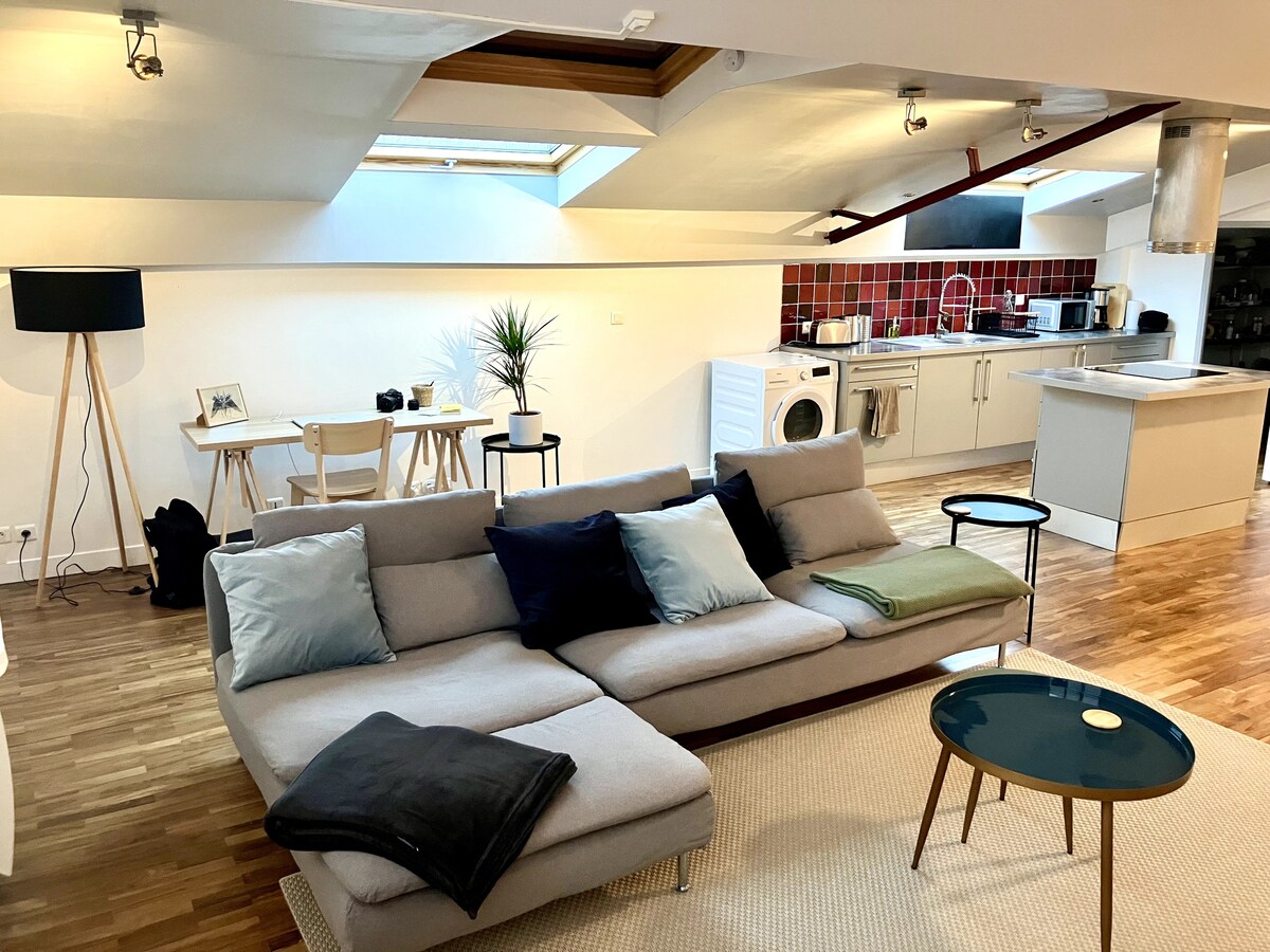 Annuncio Airbnb popolare: Family duplex loft a Bagnolet