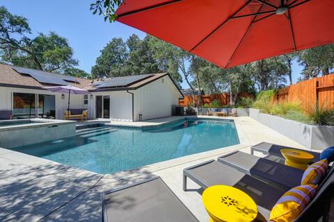 Modern Farmhouse WillowHouseSaltWaterPool