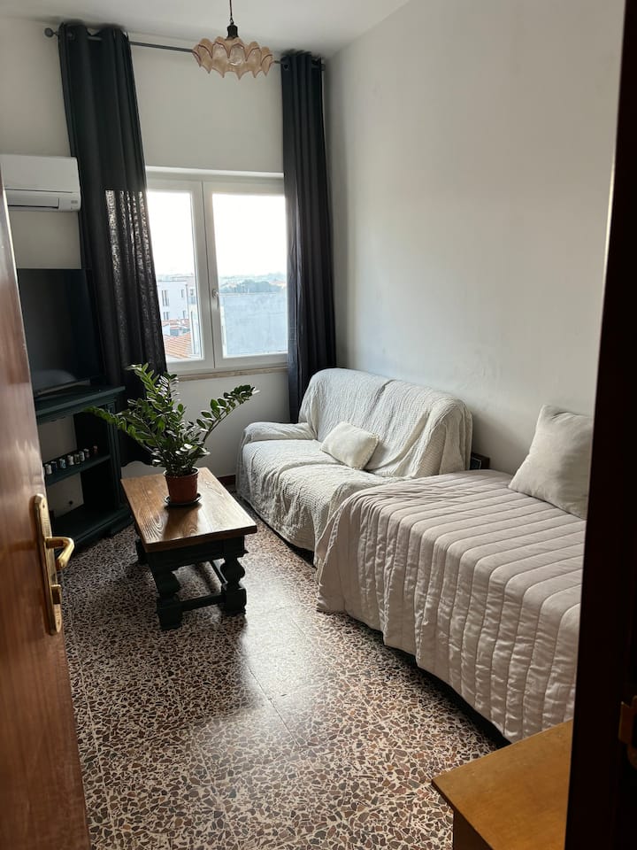 غرفة معيشة/أريكة تلفزيون مع سرير إذا لزم الأمر إذا لزم الأمر