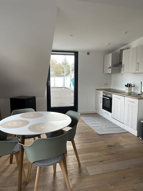 Apartment with big rooftop