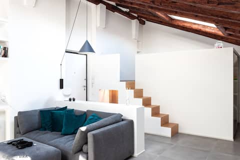 Popular Airbnb listing: The Roof - Design Apartment in Friuli Venezia Giulia