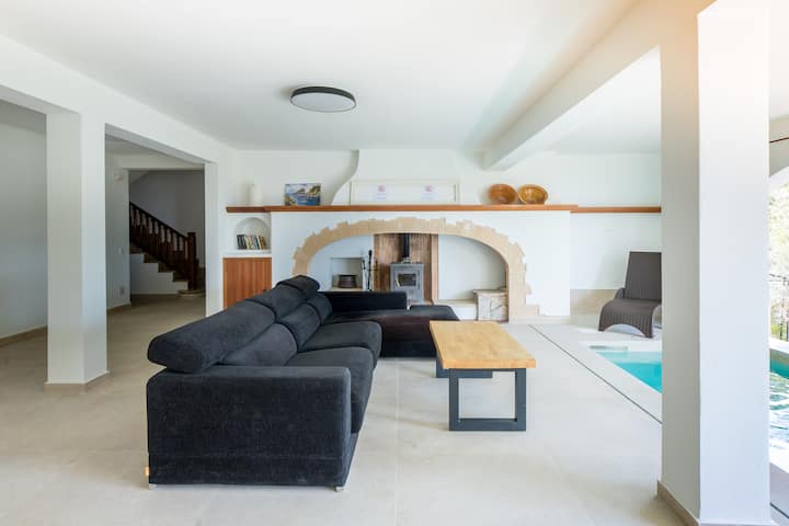 Big Villa Can Pedro In Palma With Pool & Seaview - Palma