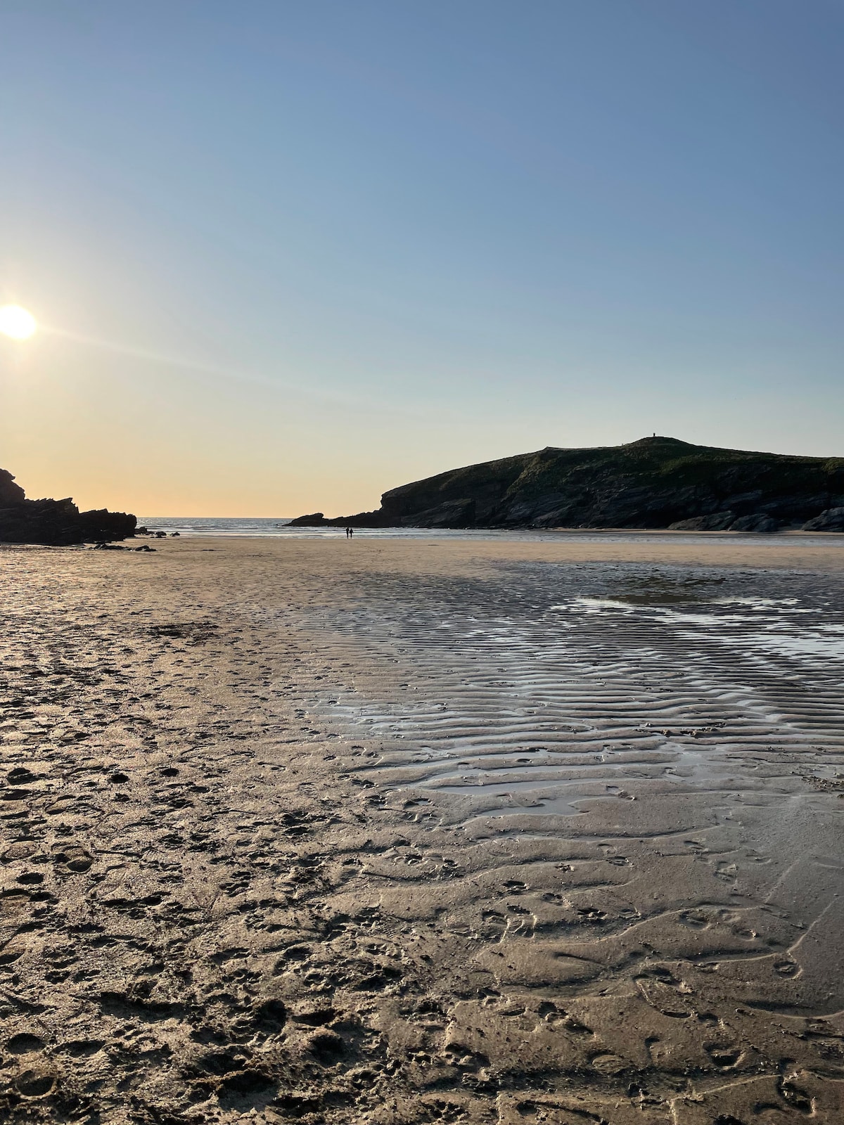 Stunning View of Porth Beach.