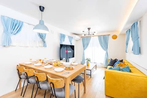 103㎡/4Bedroom/14ppl/Easy access to famous area