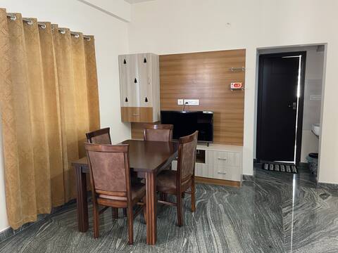 2BHK flat-AC kitchen at Narayana Hospital 1.5km