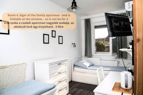 family apartman has 2 small rooms