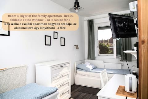 family apartman has 2 small rooms