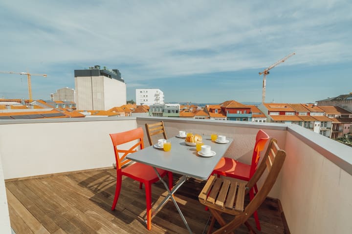 Rooftop Panoramic Batalha-Porto