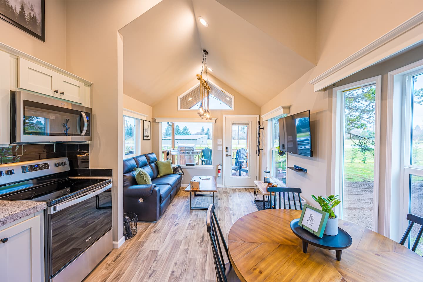 Rainforest Tiny Home Retreat: Rustic Modern photo 2