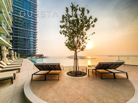1 Bdr in Emaar Beachfront, Free beach and pool