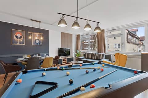 Charysma: Billiard loft | pedestri. zone | parking