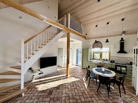 Rustic house with Sauna on the Wolin Island