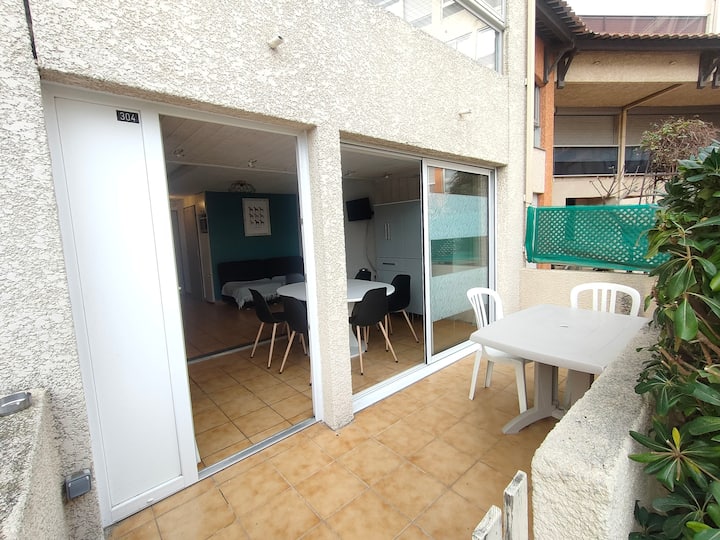 T2 Garage-proche Plage-piscine + Tennis - Agde