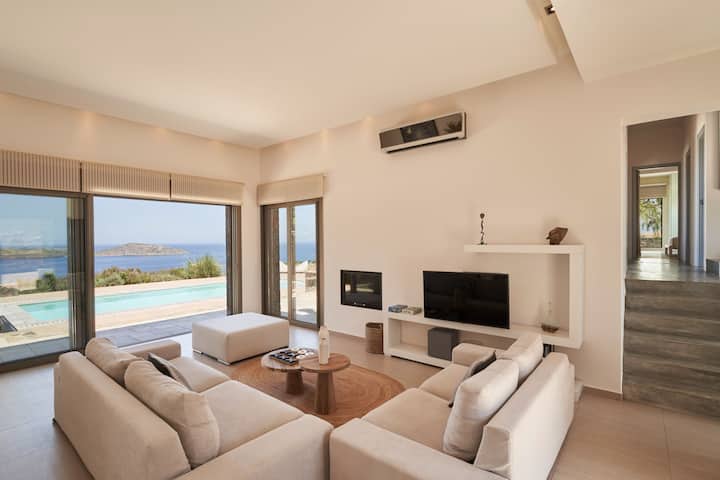 Sophisticated Elegance With Majestic Elounda Views - Elunda