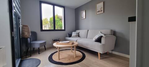 Single-story home at Sylvie and Fred Aigrefeuille's/Maine