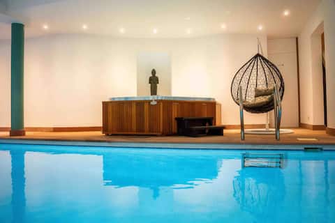 Havre de Paix à Bruxelles: piscine, sauna, jacuzzi
