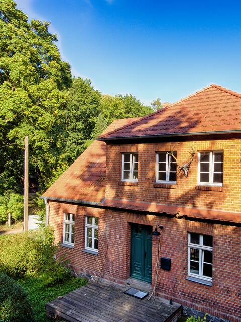 Forest and lake idyll: rendezvous in the old forester's house
