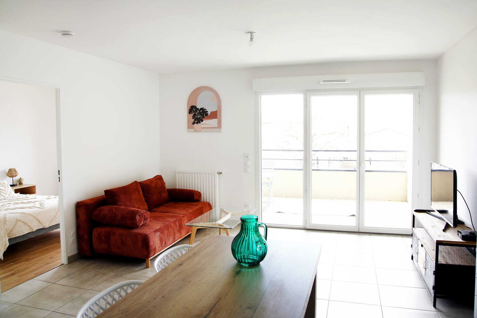Cozy 2-room with balcony, view of the Madonna