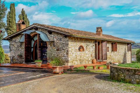 Beautiful garden in Chianti