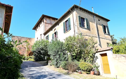 Historic house in the garden of Villa Medici
