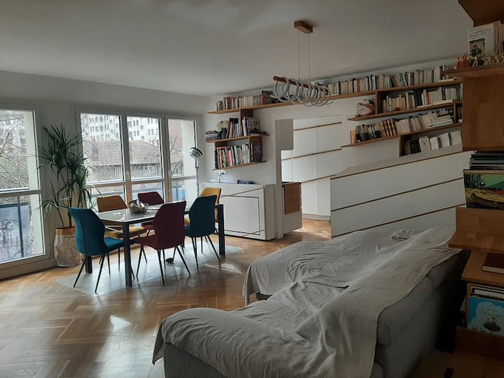 100 m² apartment: 4 bedrooms & 3 bathrooms