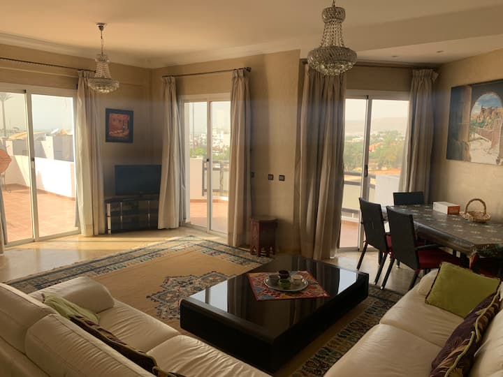 Agadir 1  Plage Piscine Terrasse - Agadir