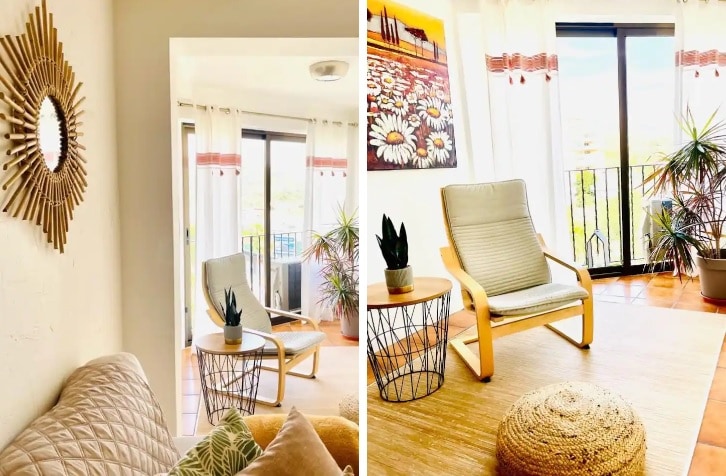 Successful Airbnb property: Comfortable and centric apartment 2 people in Calp