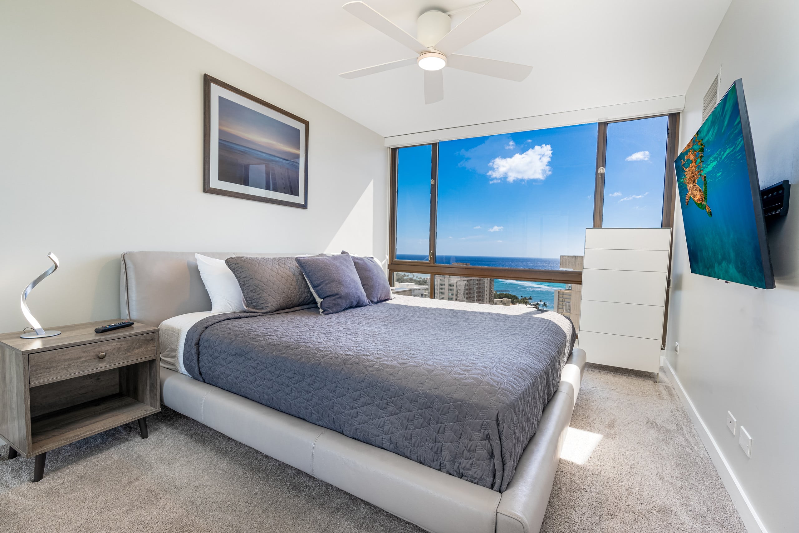 Ocean View Sunset, Free Parking, Pool, 5m to Beach - Image 2