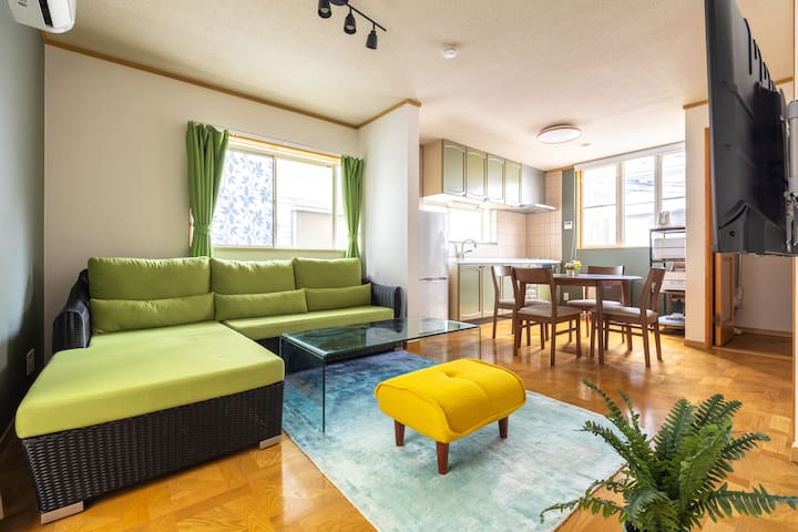 Home-like hotel near Ebisu/ 3 bedrooms/ 10 ppl