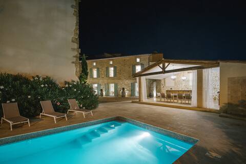 French luxury 5beds, pool & bar