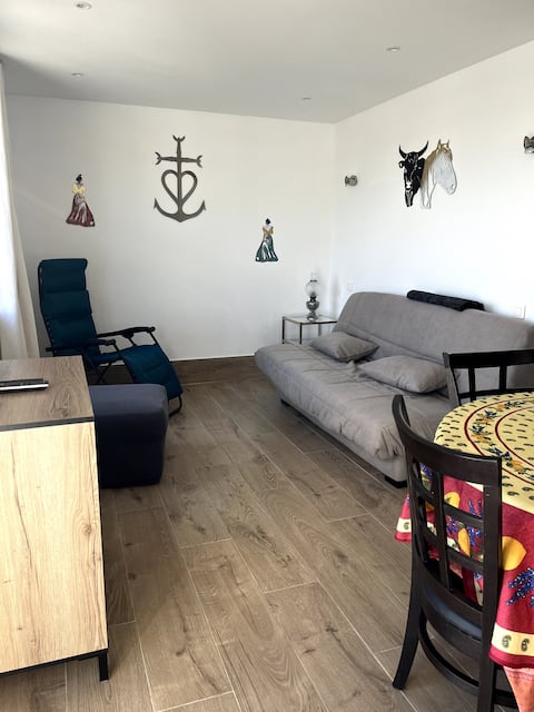 Successful Airbnb property: Beachfront apartment in Les Saintes Maries De La Mer