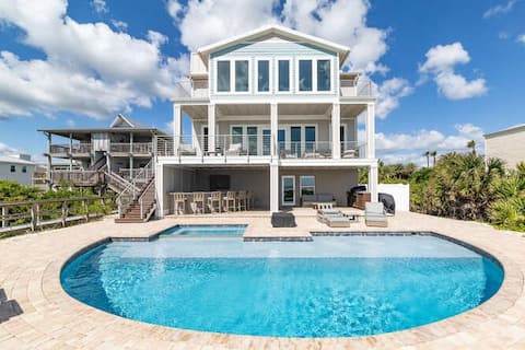 Oceanfront! Pool, Hot tub